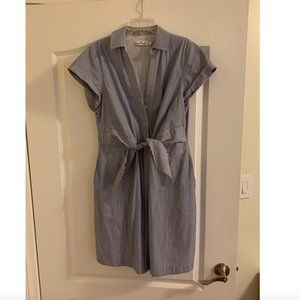 Vineyard Vines Tie Front Shirt Dress, Size 10